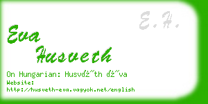 eva husveth business card